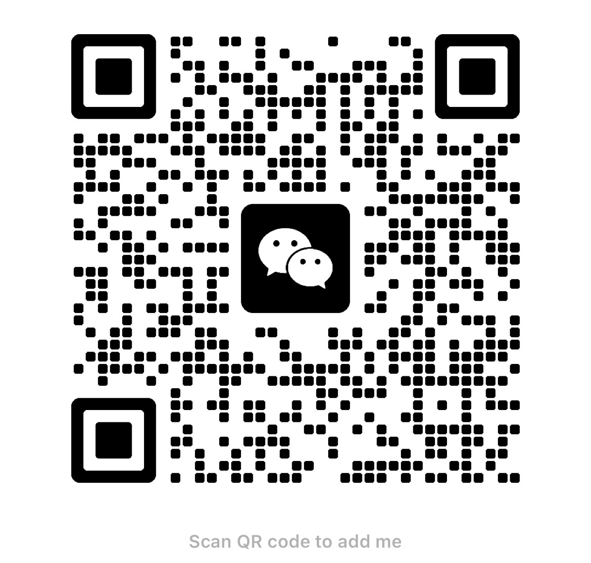 WeChat QR Code - Scan to add us on WeChat
